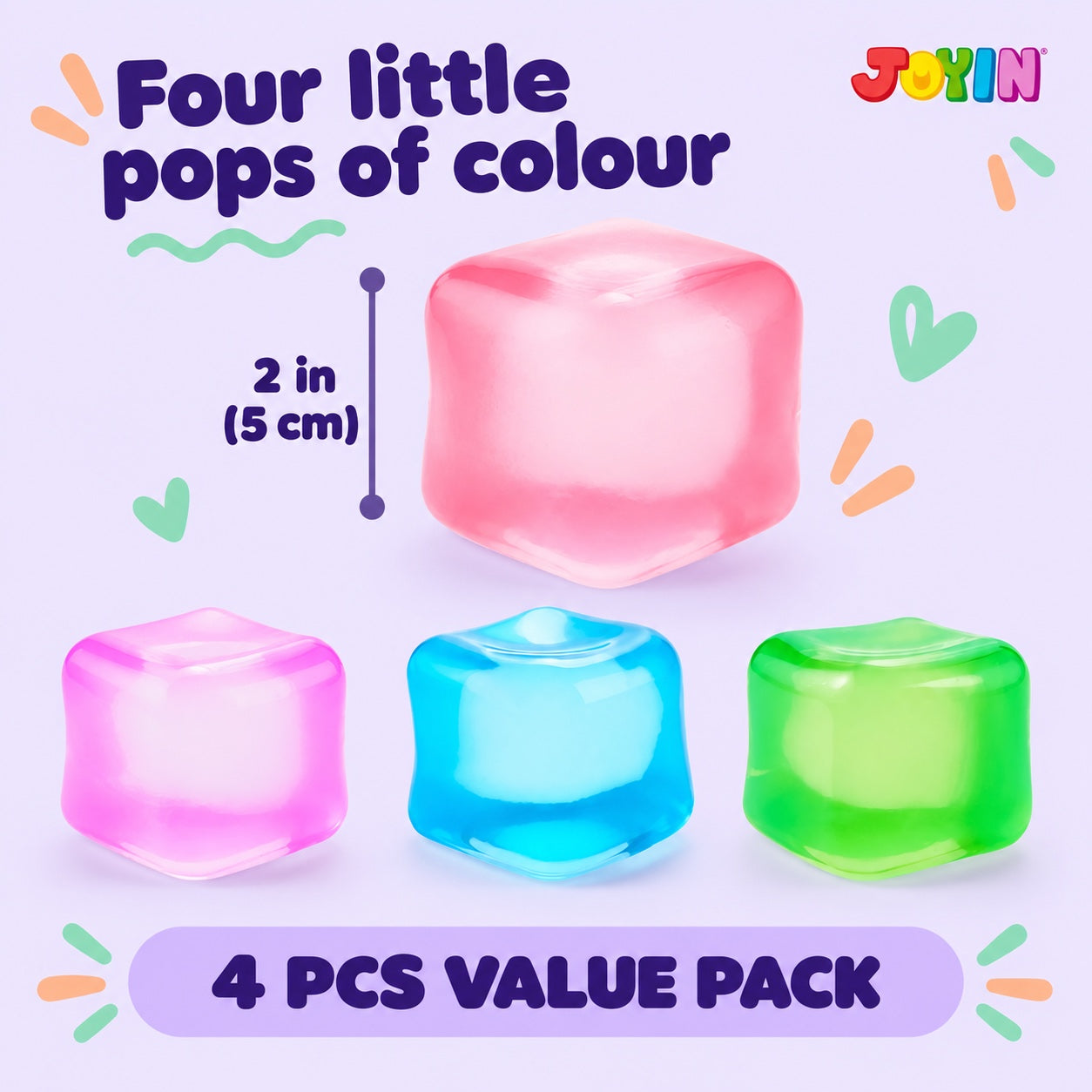 What is included with Colour Pop Squish Set — 4 Pack